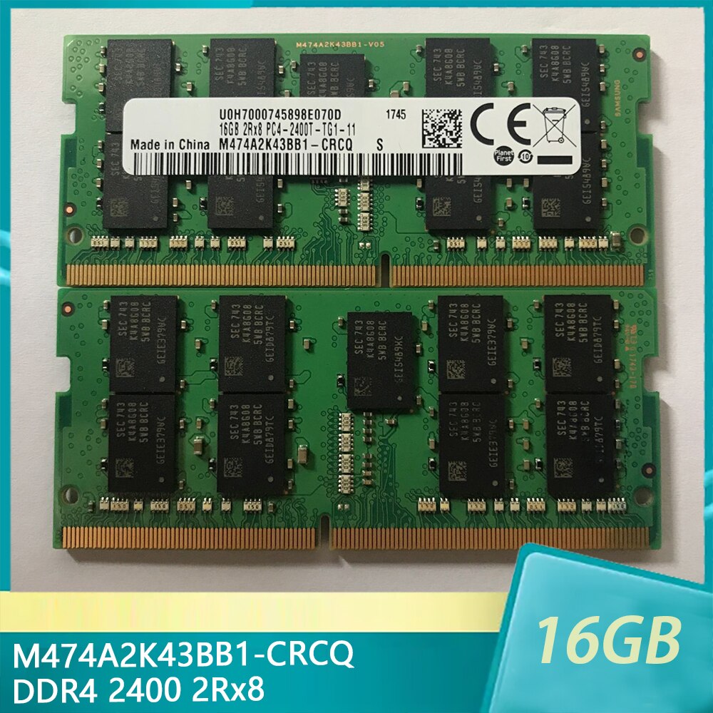 Ｚ ƮϿ ޸, 16G M474A2K43BB1-CRCQ, 16GB, DDR4 2400, 2Rx8, 1 